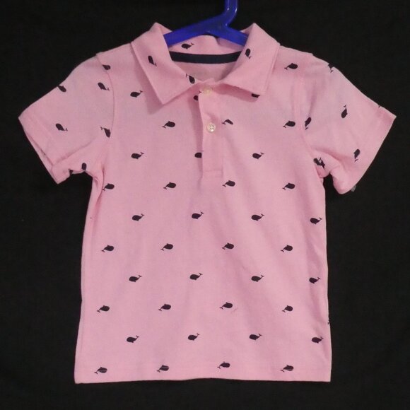 CARTER'S | 2T | Pink Whale Polo Shirt | NWOT - Picture 1 of 14